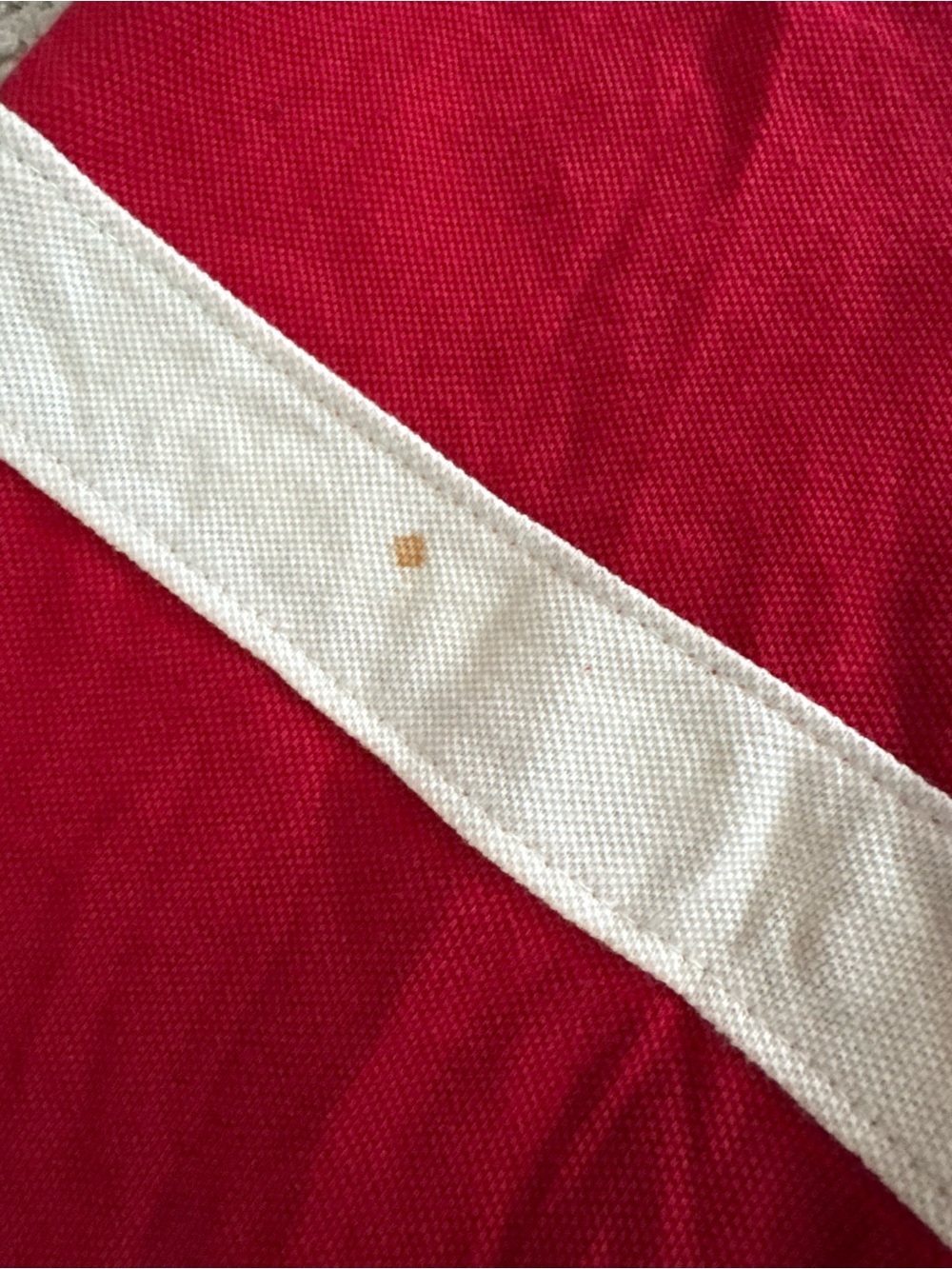 U.S. Polo Assn. Red and Cream Rugby Polo with Crest - Picture 11 of 12